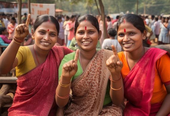 Disha Women's Welfare Trust encourages Rural Women to Participate in Polling