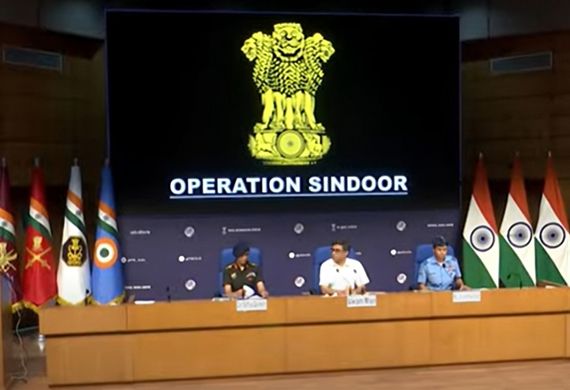 Col Sofiya, Wing Commander Vyomika & FS Vikram give Briefing on 'Operation Sindoor' Col Sofiya, Wing Commander Vyomika & FS Vikram give Briefing on 'Operation Sindoor'