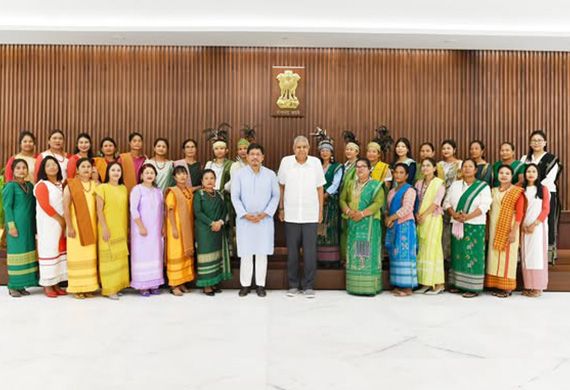Meghalaya Women SHG Delegation Meets Vice President Jagdeep Dhankhar in New Delhi Meghalaya Women SHG Delegation Meets Vice President Jagdeep Dhankhar in New Delhi