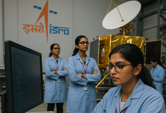Women Power Fuels ISRO: 20% of Workforce Are Women, Says Chairman Narayanan Women Power Fuels ISRO: 20% of Workforce Are Women, Says Chairman Narayanan