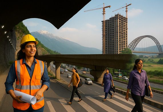 India's Infrastructure Growth Powers Women's Progress and Economic Strength India's Infrastructure Growth Powers Women's Progress and Economic Strength