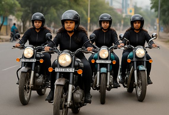 Royal Brothers & MBSI Empower 120 Women with Two-Wheeler Riding Skills Royal Brothers & MBSI Empower 120 Women with Two-Wheeler Riding Skills