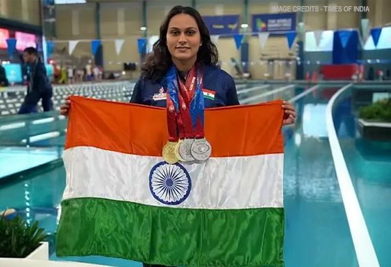UP Police Constable Riya Verma Wins 5 Medals at World Police & Fire Games in USA UP Police Constable Riya Verma Wins 5 Medals at World Police & Fire Games in USA