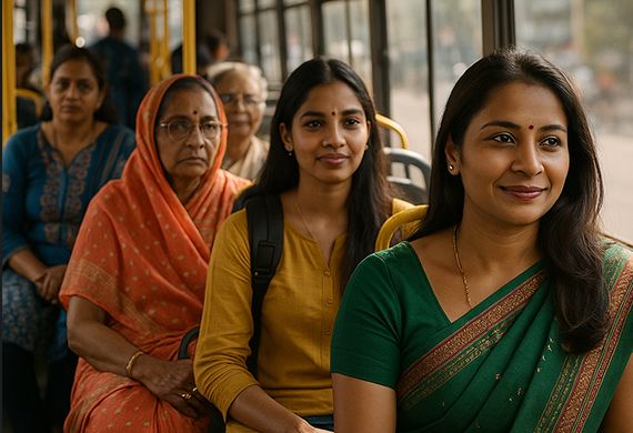 Delhi CM Announces Launch of Smart Card for Free Bus Travel for Women in Delhi 