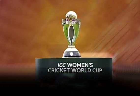 ICC Women's World Cup 2025 Trophy Showcased at Indore's Holkar Stadium ICC Women's World Cup 2025 Trophy Showcased at Indore's Holkar Stadium