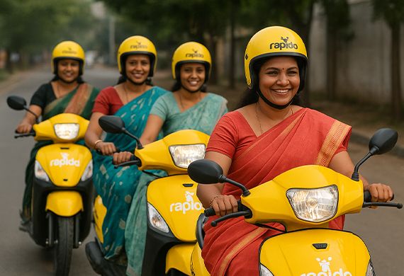 MEPMA Rapido Pilot Program Empowers 1,000+ Women Across Andhra Pradesh MEPMA Rapido Pilot Program Empowers 1,000+ Women Across Andhra Pradesh