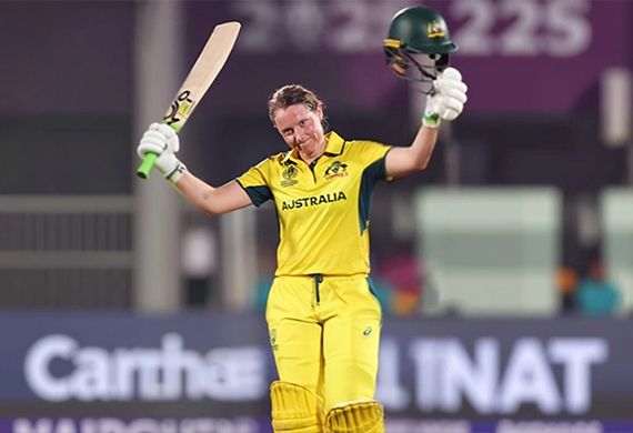 Alyssa Healy's 142 leads Australia to Defeat India in WC Clash