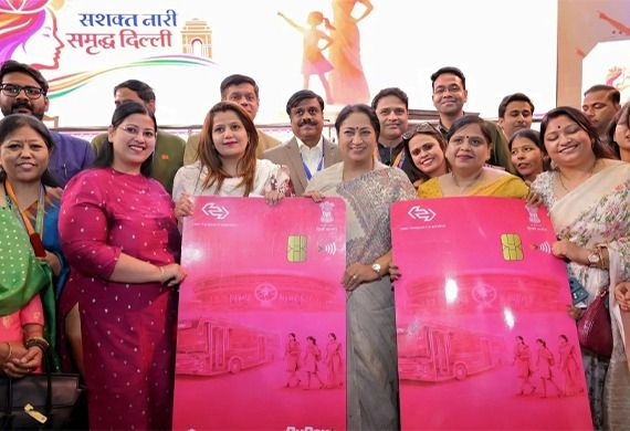 Delhi Issues 8.4 Lakh Pink Saheli Cards for Women 