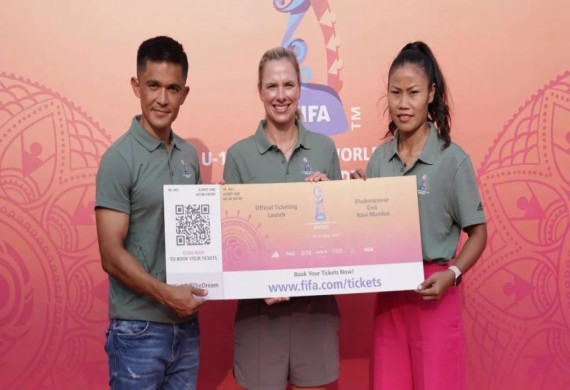 FIFA U-17 Women's World Cup India 2022 tickets started with a Sports Star Friendly Match FIFA U-17 Women's World Cup India 2022 tickets started with a Sports Star Friendly Match