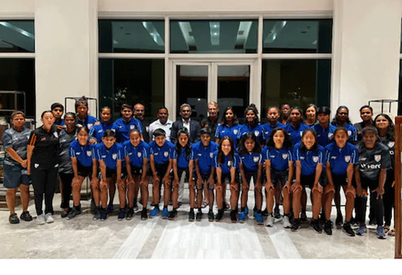 AIFF Secretary General interacts with & Motivates U-17 national women's team ahead of FIFA World Cup