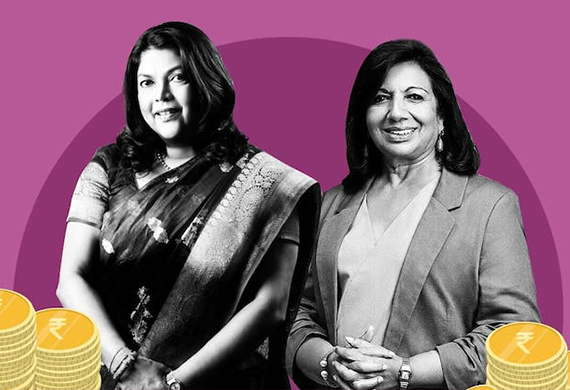 Falguni Nayar of Nykaa Overtakes Kiran Mazumdar-Shaw to Become India's Richest Self-Made Lady