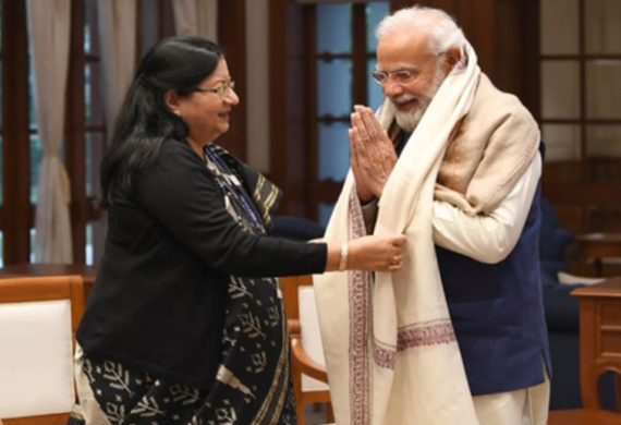 Jamia V-C meets PM