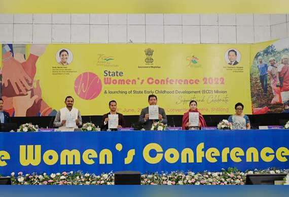 Meghalaya CM Inaugurates 1st State Women's Conference at State Convention Centre 