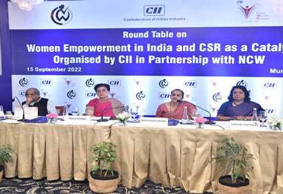 NCW hosts a Roundtable Discussion on Women's Empowerment in India and the role of CSR as a Catalyst