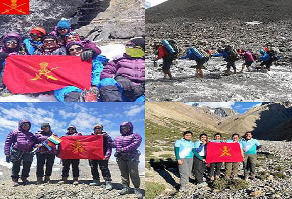 Five Women Indian Army Officers Summit Mount Manirang in Himachal Pradesh