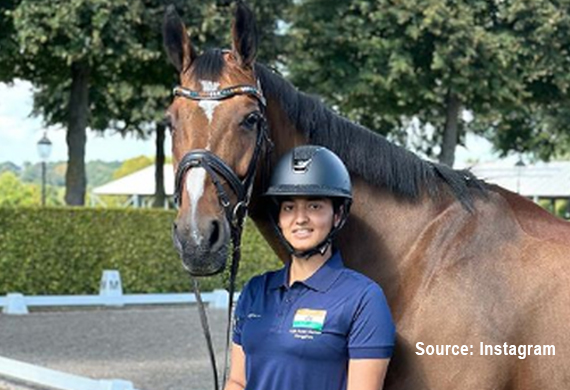 Divyakriti Singh Becomes First Female Equestrian to receive Arjuna Award 