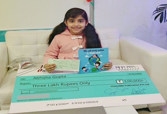 Young Writer Abhijita Gupta Won INR 3 lakh Royalty after Her Latest Book Debut  
