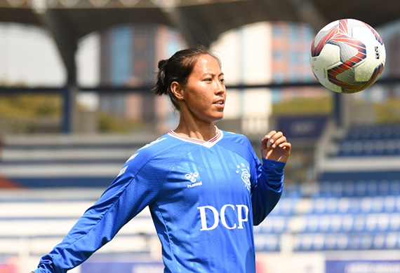 Footballer Ngangom Bala Devi has bagged AIFF Women's 'Footballer of the Year'