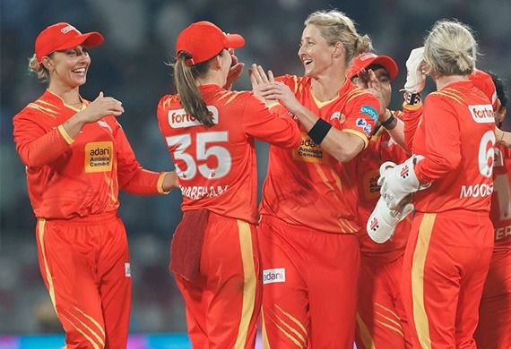 TATA WPL 2026: Gujarat Tops Table, defeating DC by 4 runs